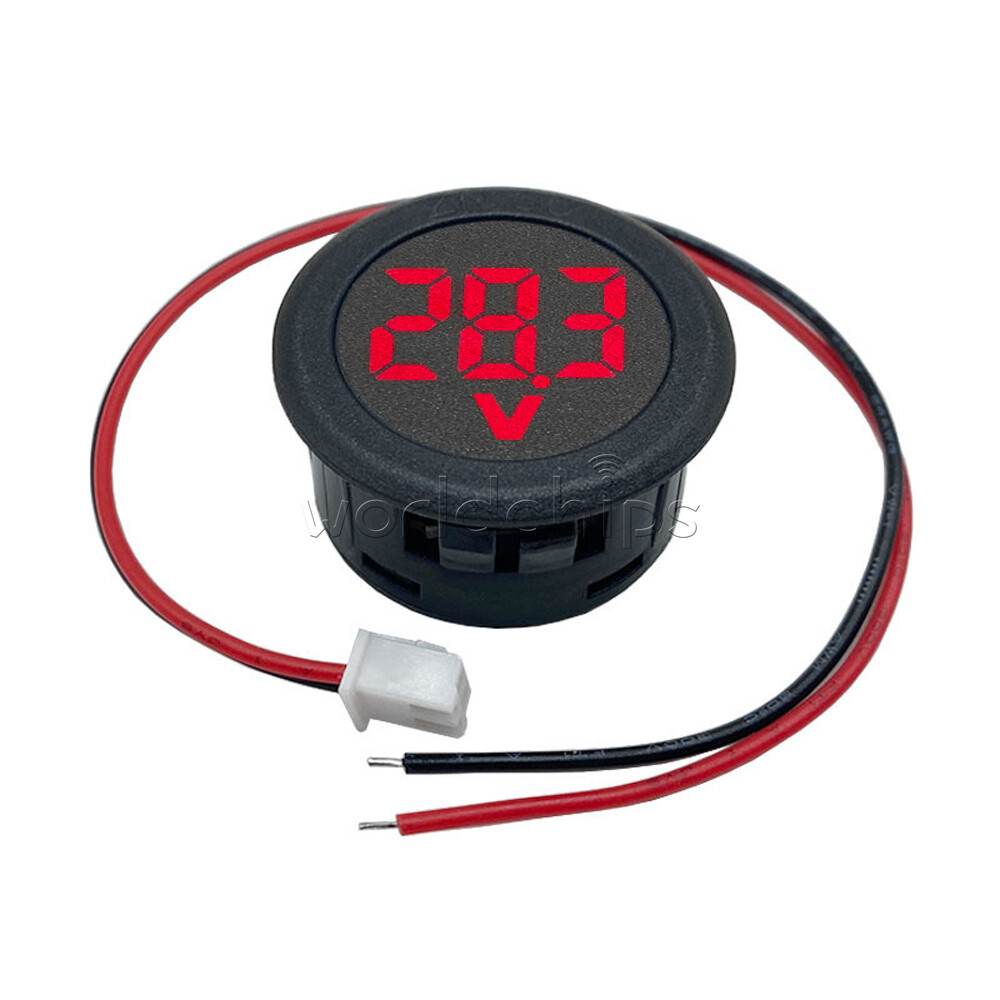 LED Digital Display DC Voltmeter DC 4V-100V Veverse Connection Protection