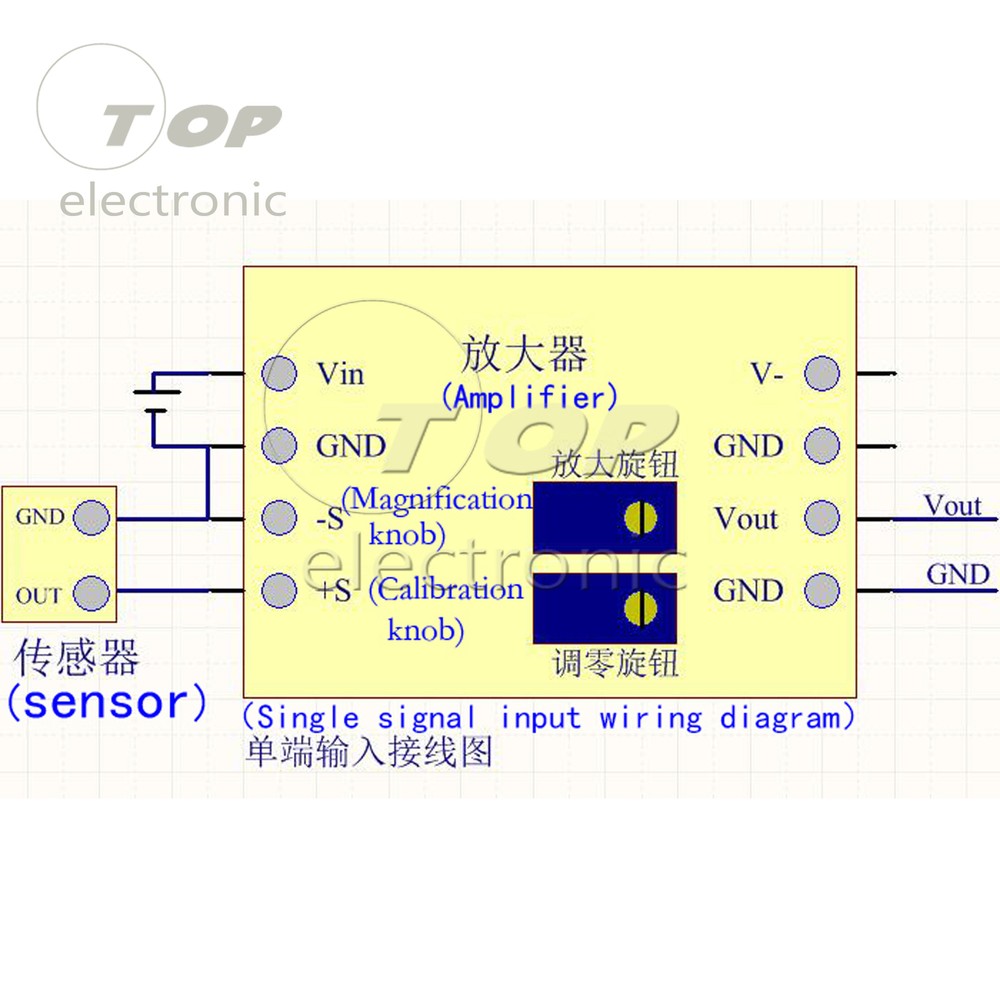 AD620 Microvolt MV Voltage Amplifier Signal Instrumentation Module Board