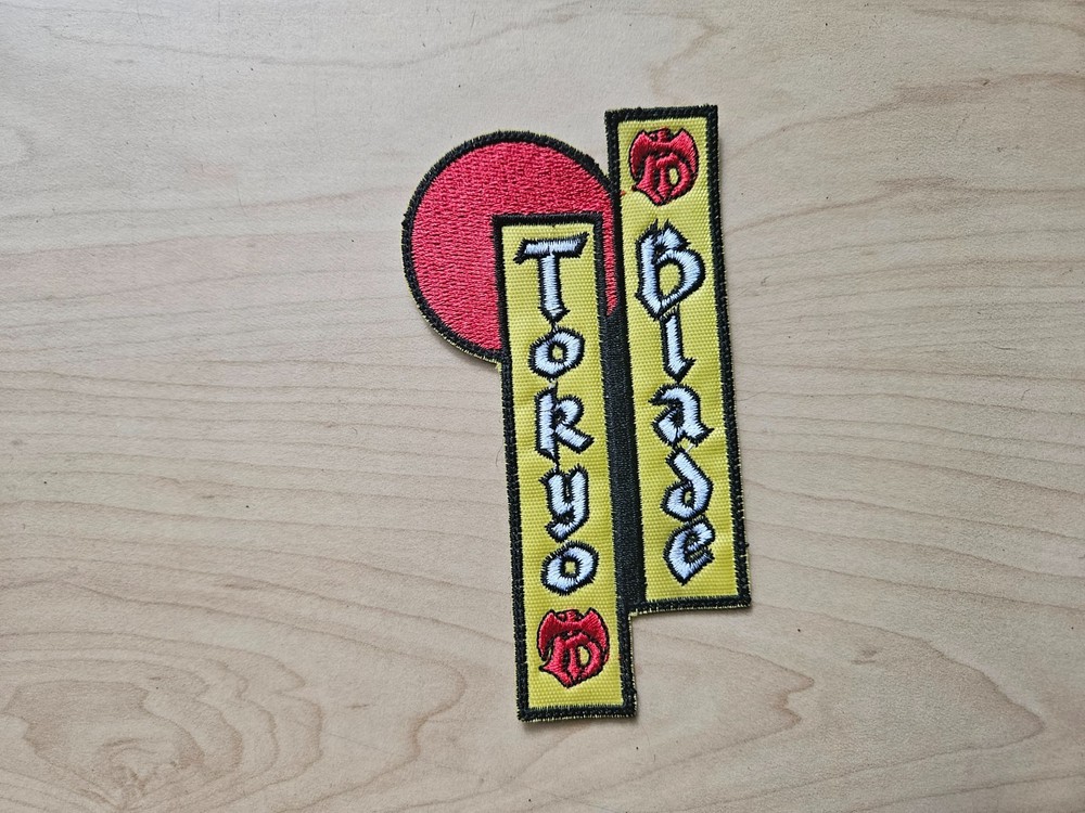 TOKYO BLADE, SEW ON EMBROIDERED PATCH
