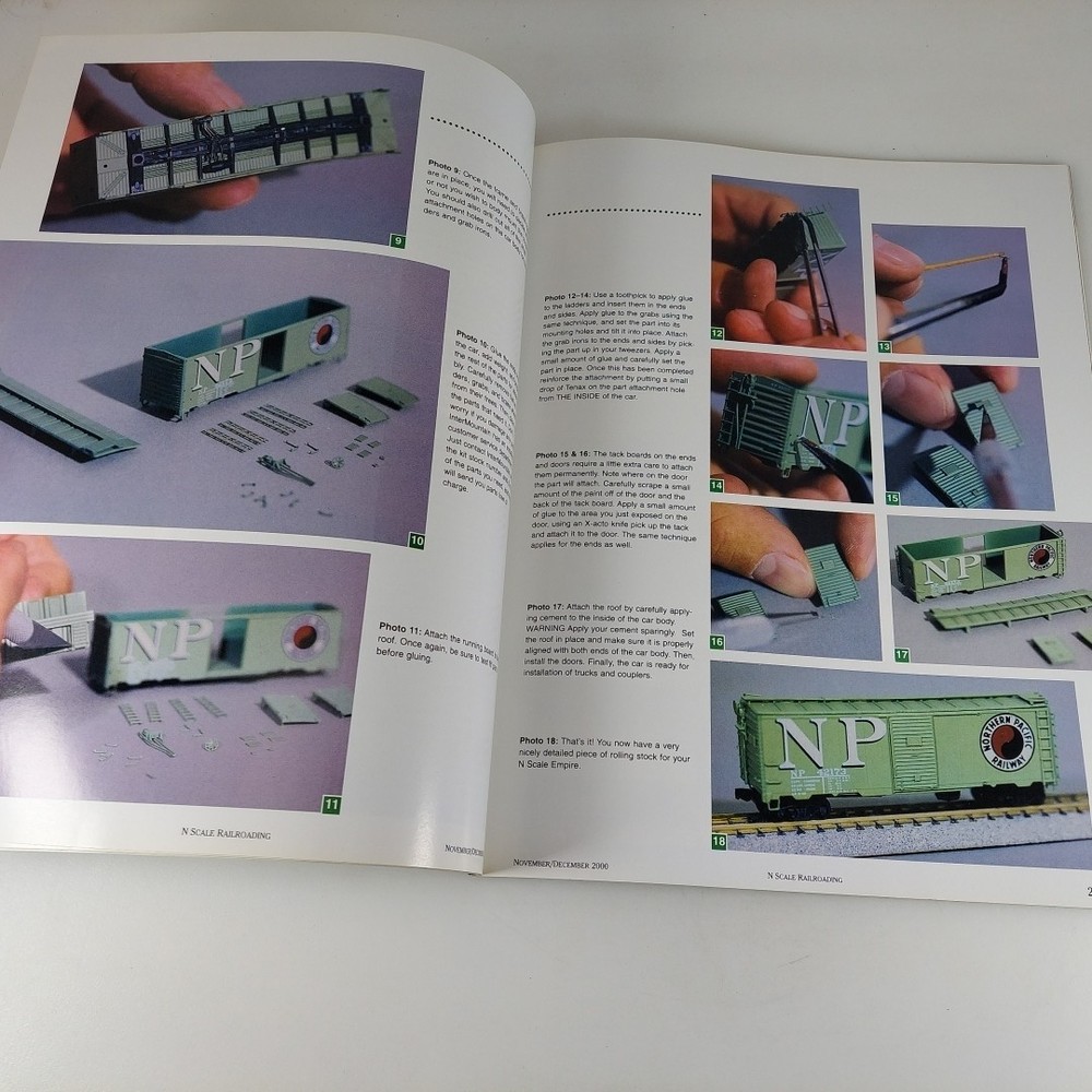 N Scale Railroading Nov Dec 2000 Northgate Engine Facility, Milwaukee Road