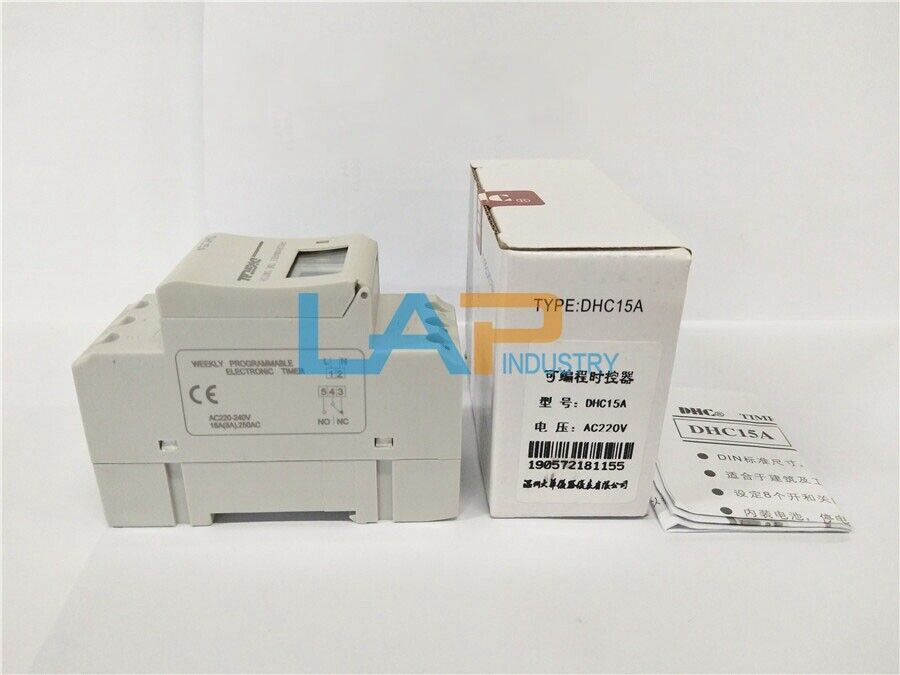 1PCS NEW FOR DHC Programmable Time Controller DHC15A AC220V