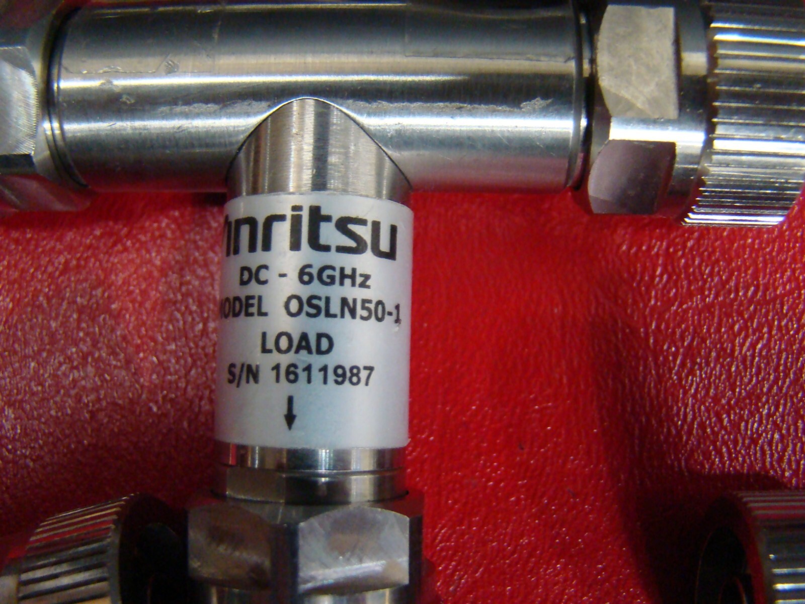 Anritsu SiteMaster Precision Open/Short/Load Reader DC-6Ghz OSLN50-1 Cal Kit 30d