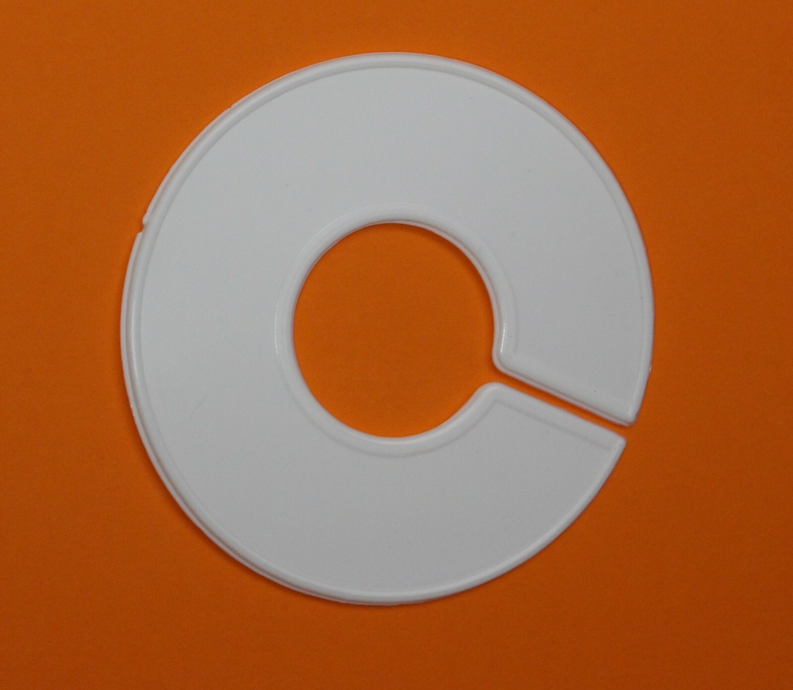 White Round Plastic Blank Rack Size Dividers - Multi-Pack