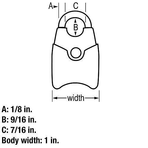 Master Lock 4689T TSA Approved Keyed Lock, 2 Pack, Assorted Colors