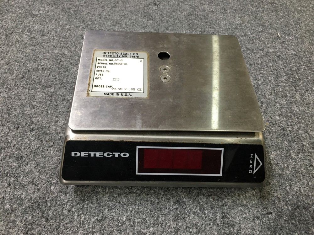 Detecto AP-6 Scale AP6 Portion Control Digital Scale