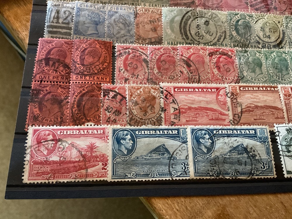 Gibraltar mounted mint or used stamps B1837