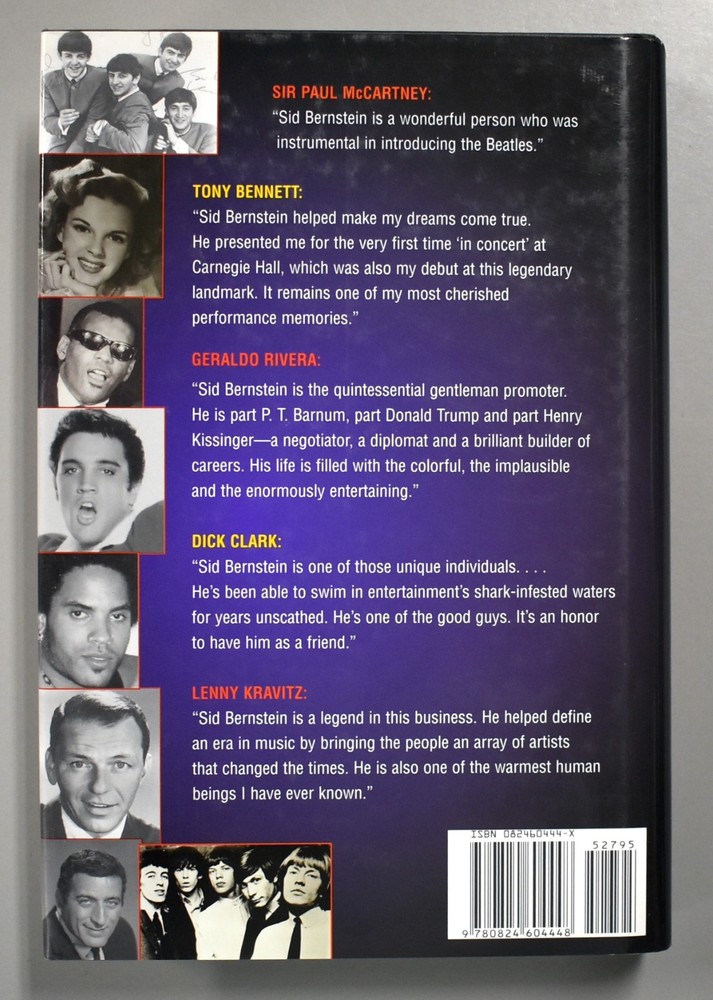 Sid Bernstein Signed With Luv It’s Sid Bernstein Calling... 2002 Hardcover Auto