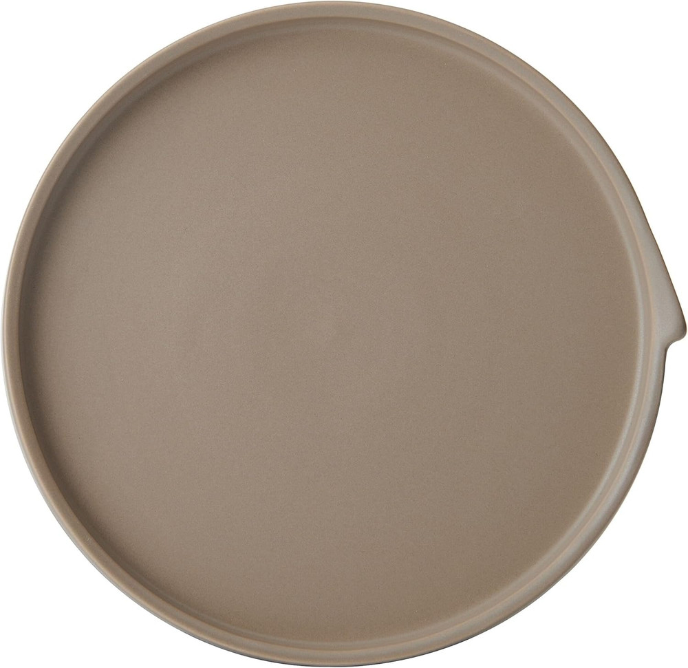 Taupe 12-Piece Stoneware Dinnerware Set for 4 - Stylish & Durable