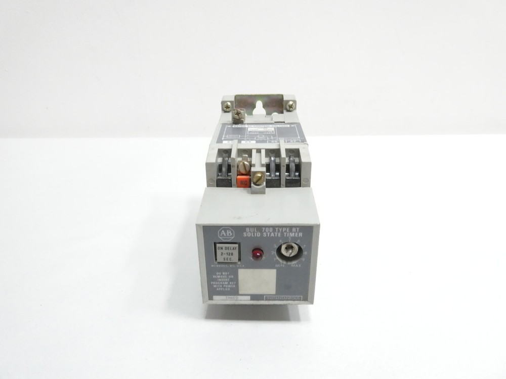 Allen Bradley 700-RT00D010A1 Solid State Time Delay Relay 2-120sec 120v-ac