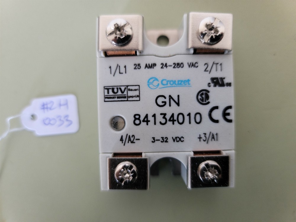 Crouzet GN 84134010 Solid State Relay 25Amp 24-280VAC - New