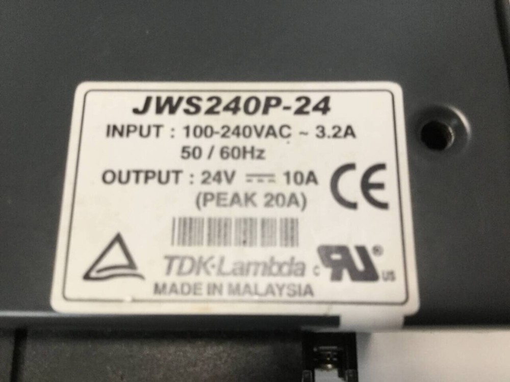 TDK-LAMBDA Power Supply JWS240P-24 Used #97966