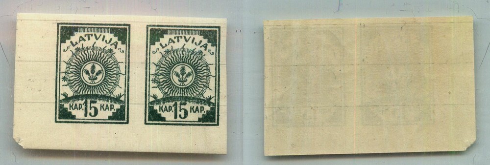 Latvia 🇱🇻 1919 SC 45 mint pair. rtb9368