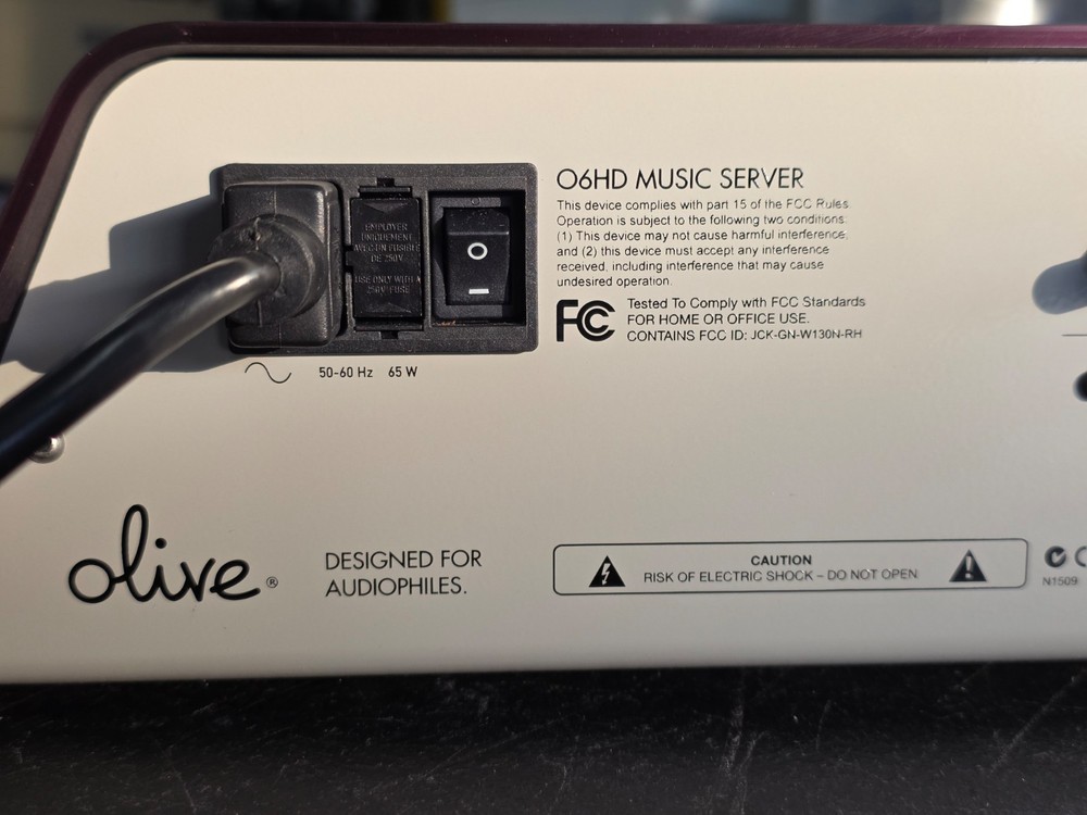 Olive O6HD (Black) Music Server, 2 TB