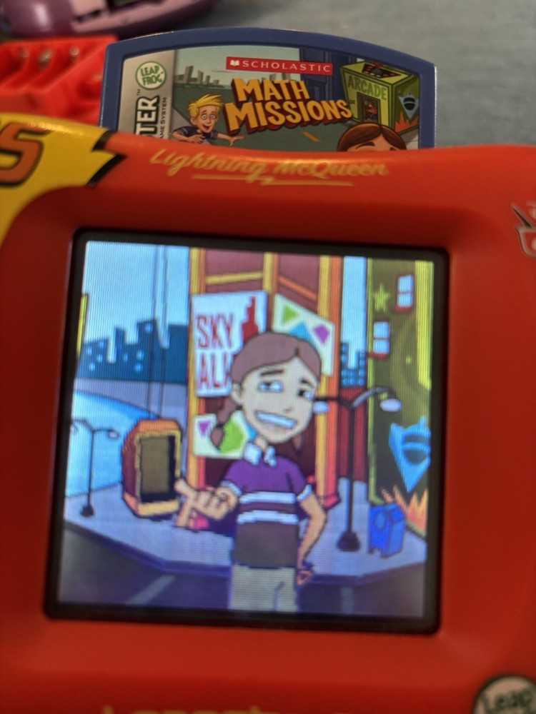 Leap Frog Leapster MATH MISSIONS scholastic Learning Game