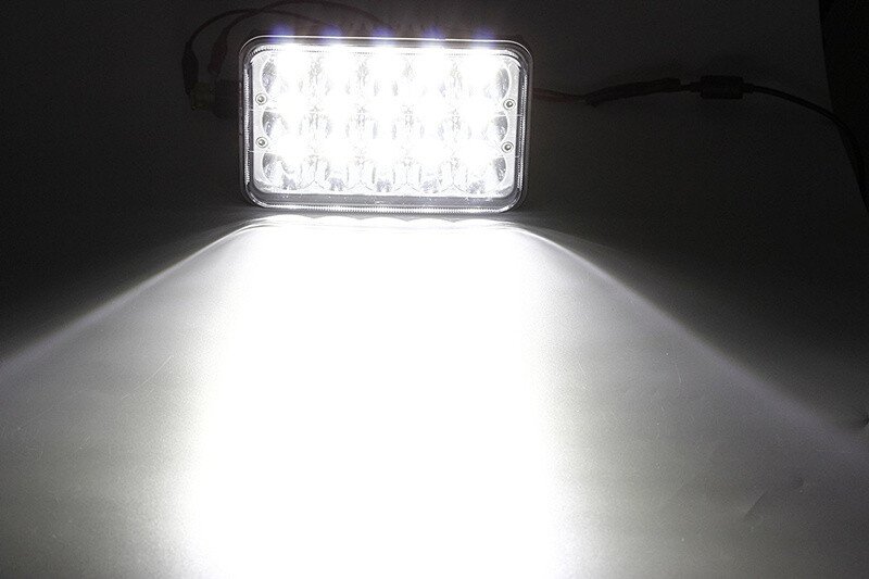 4X6" Motorcycle LED Headlight Lamp Hi/Low for Honda XR250 XR250L XR650L XR650R