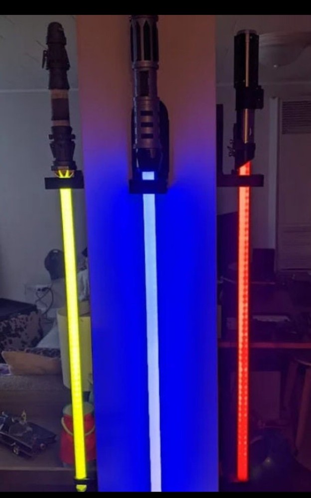 Premium Sith Themed Light Saber Wall Mount