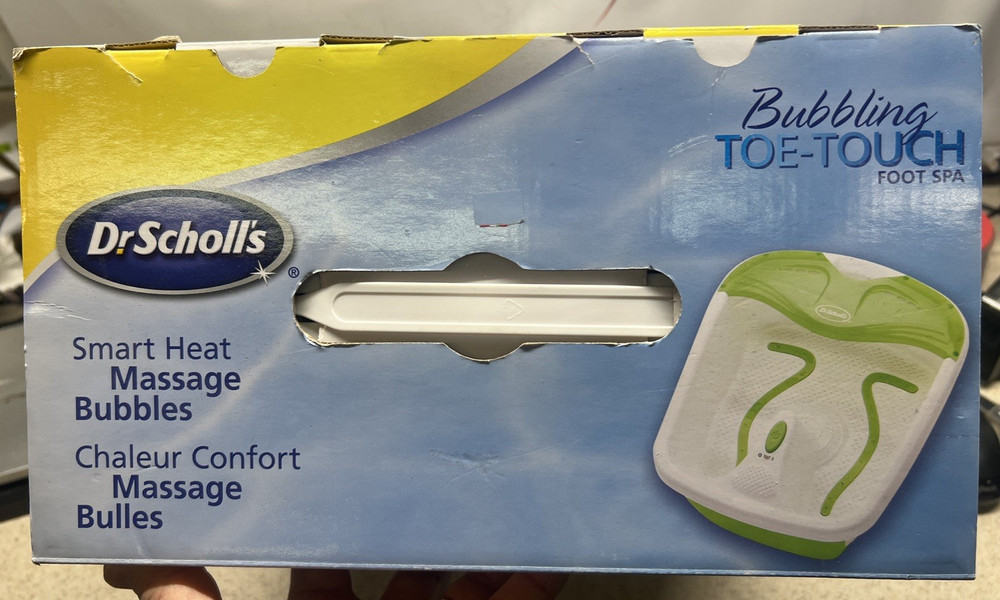 Dr. Scholl's Bubbling Toe-Touch Foot Spa NIB