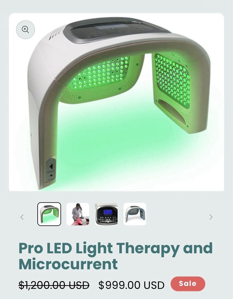 Professional German LED with Microcurrent Therapy by Glownar/Light Quantum