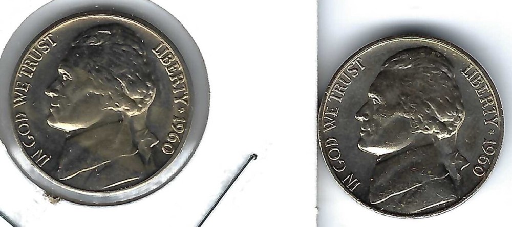1960-D & P Uncirculated Jefferson Nickel Five Cent (Two Coins)!