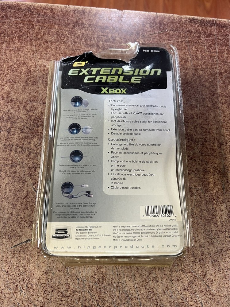 Hip Gear | 8' Extension Cable For Use With Xbox
