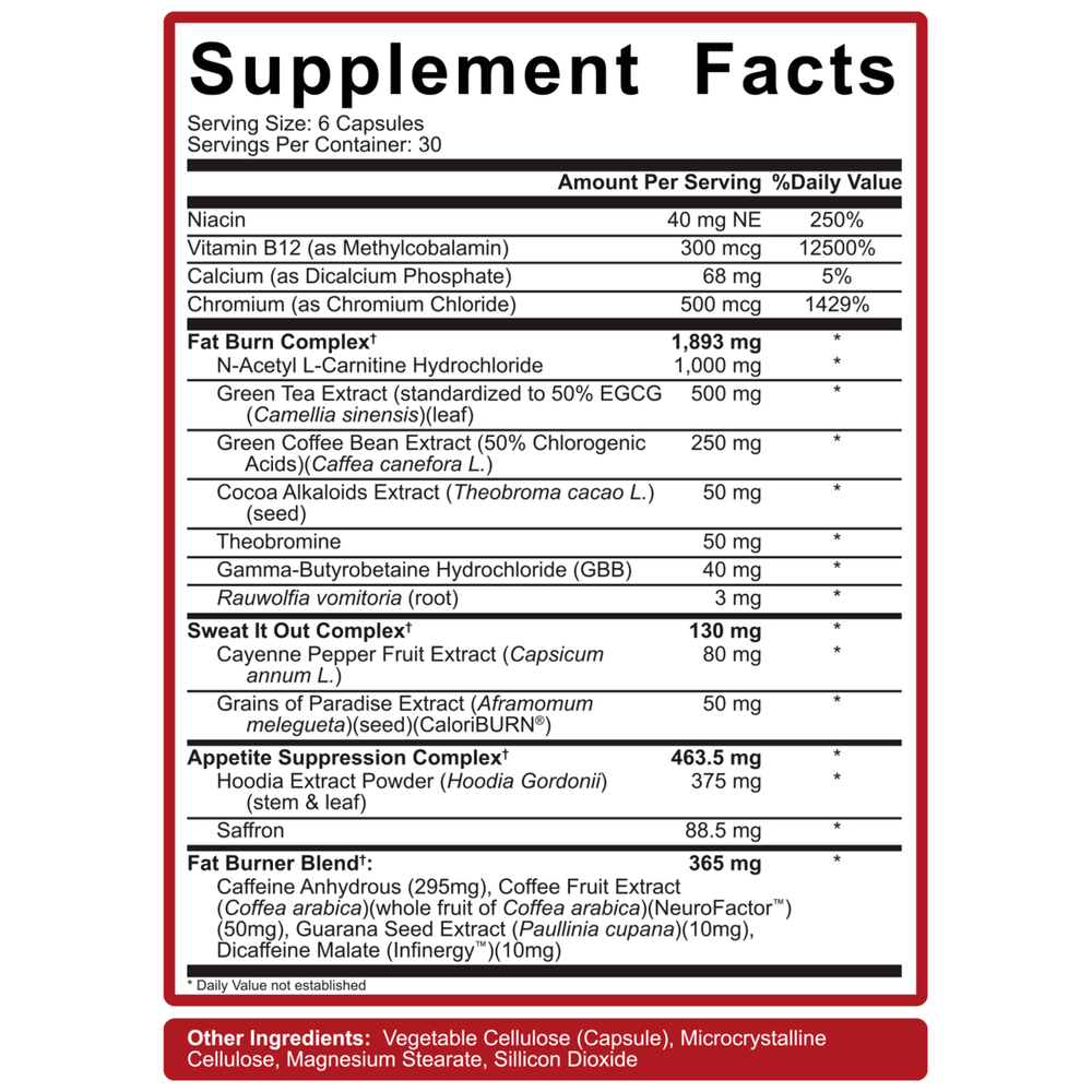 5% Nutrition SHRED TIME 180 capsules