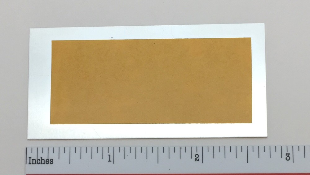 Benjamin Miracord Turntable Custom Identification Plate for Base