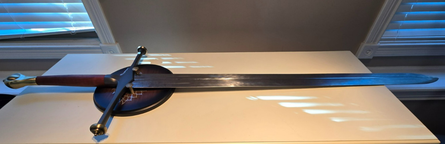 Original Game of Thrones Eddard Stark ICE Sword Replica HBO Licensed RARE w/box