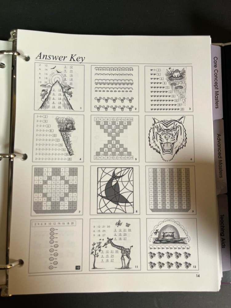 TouchMath Upper Grade Skip Counting Kit Volume 4 2006 Used TM462