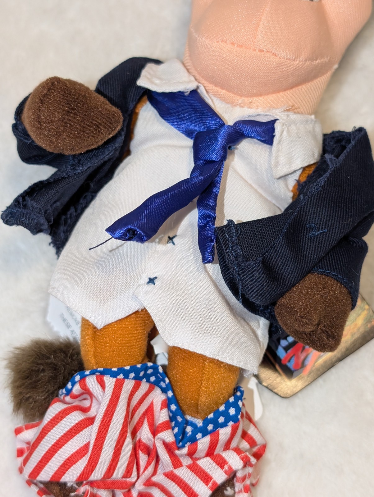 Vintage 90s Meanies Plush Lot Of 8- Infamous Series MADONNA Clinton HOWARD STERN