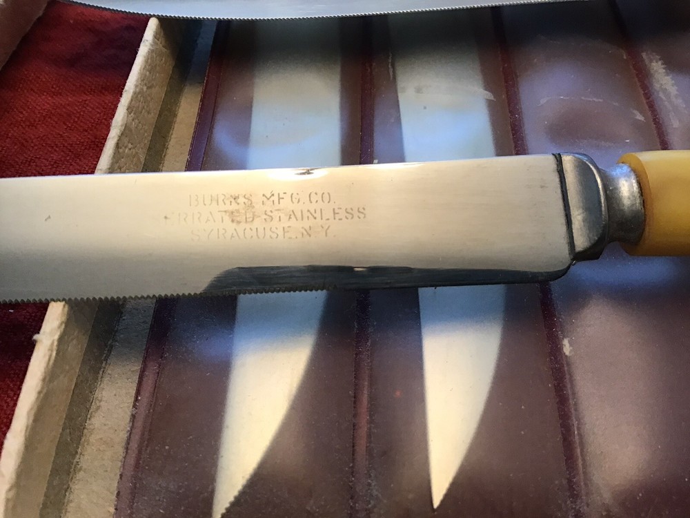 Vintage Bakelite Steak Set