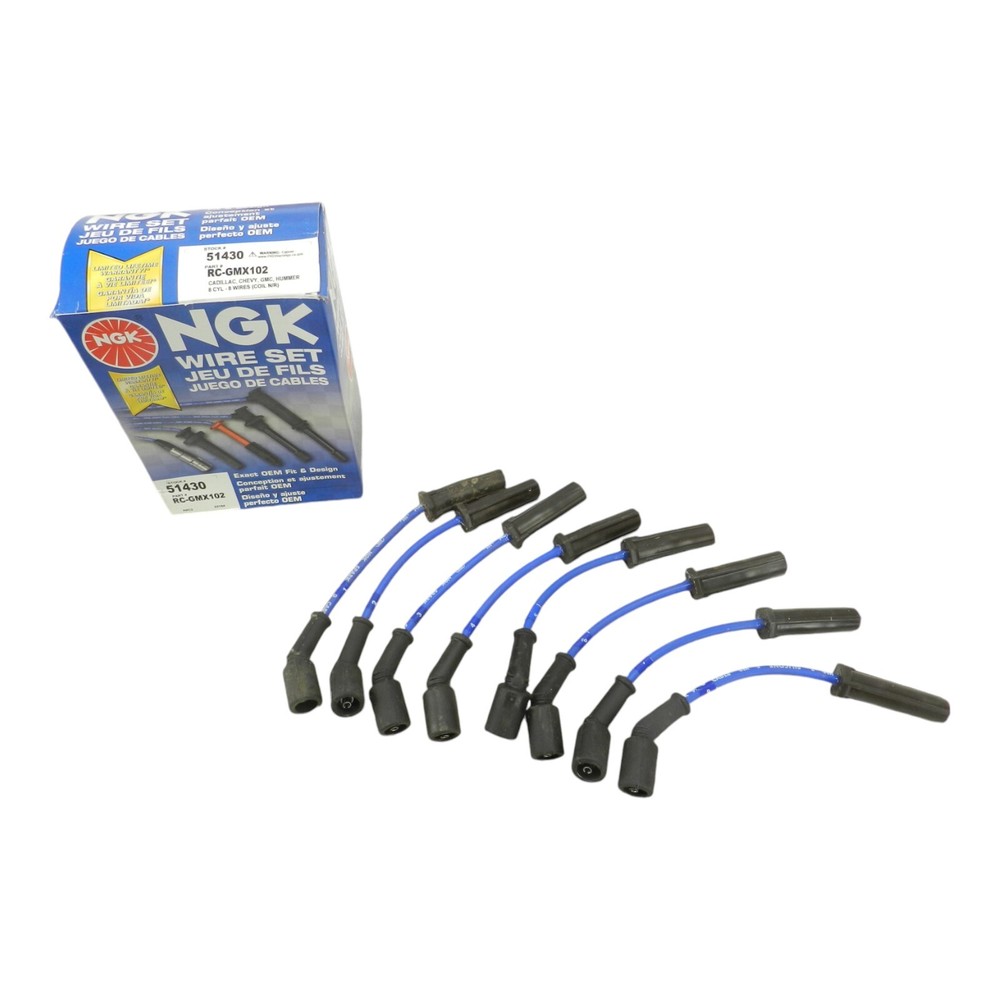 NGK SPARK PLUG WIRE SET 51430 RC-GMX102