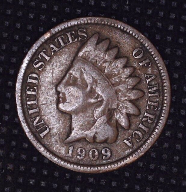 1909 INDIAN HEAD CENT PENNY BETTER DATE 1(C) #015