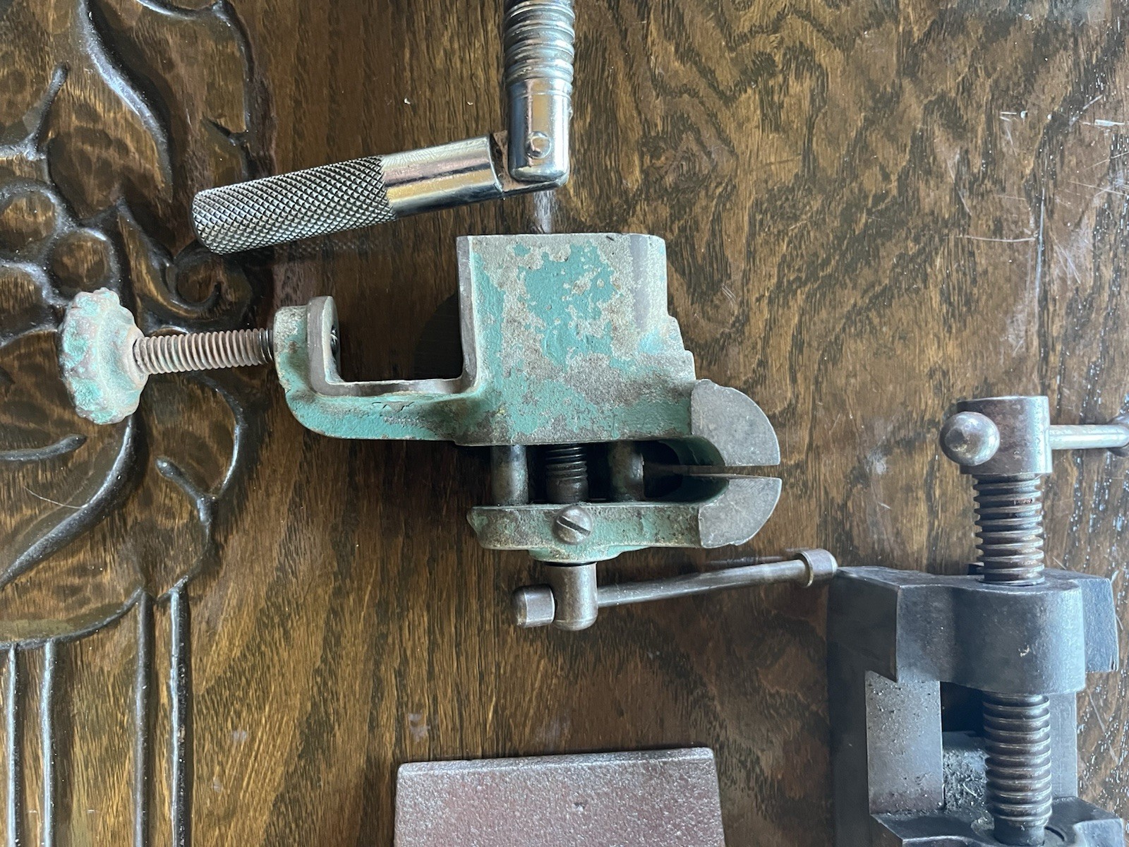 Machinist Vise Lot Tools Bits Yankee 992 USA Lathe