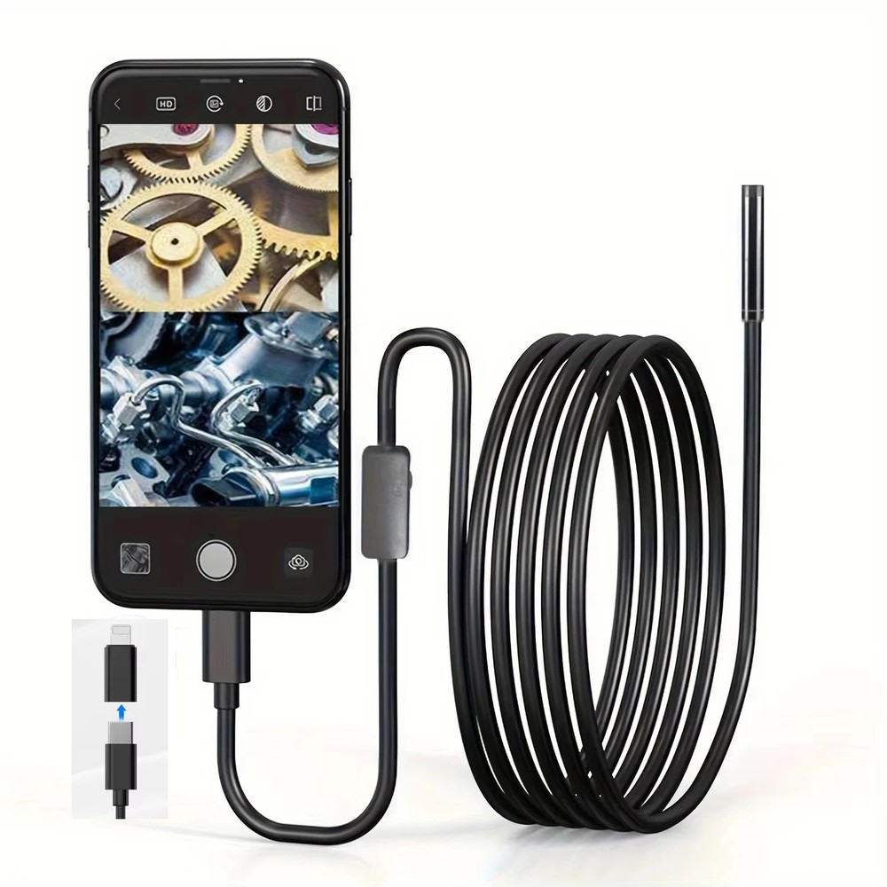 Industrial Endoscope Camera with two port for iOS/Android System HD 960P Inspect