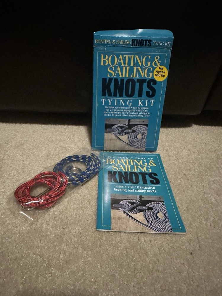 Hog Wild Boating & Sailing Knot Tying Practice Kit Slightly used