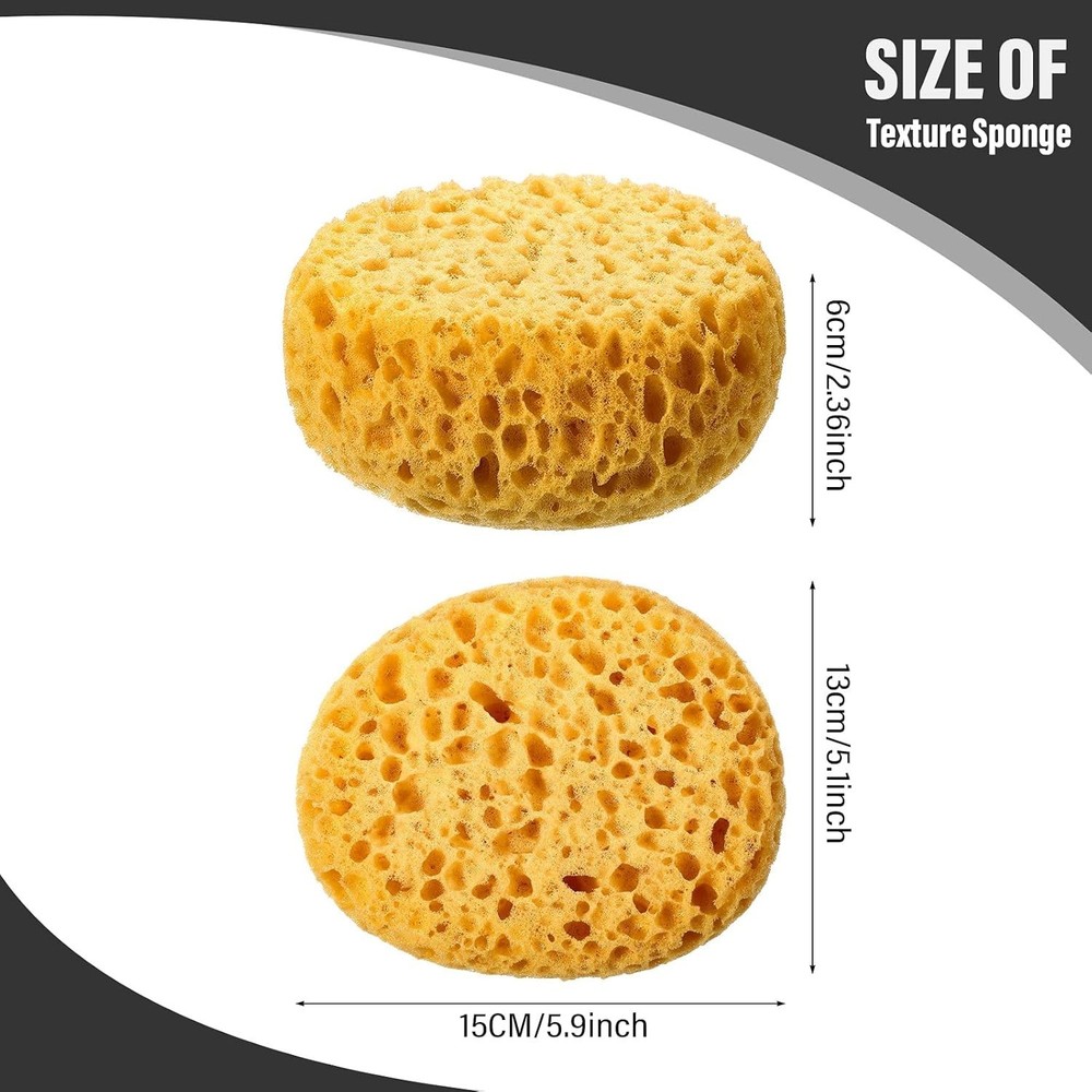 2-Pack Durable Knockdown Texture Sponge for Effortless Wall & Ceiling Repairs