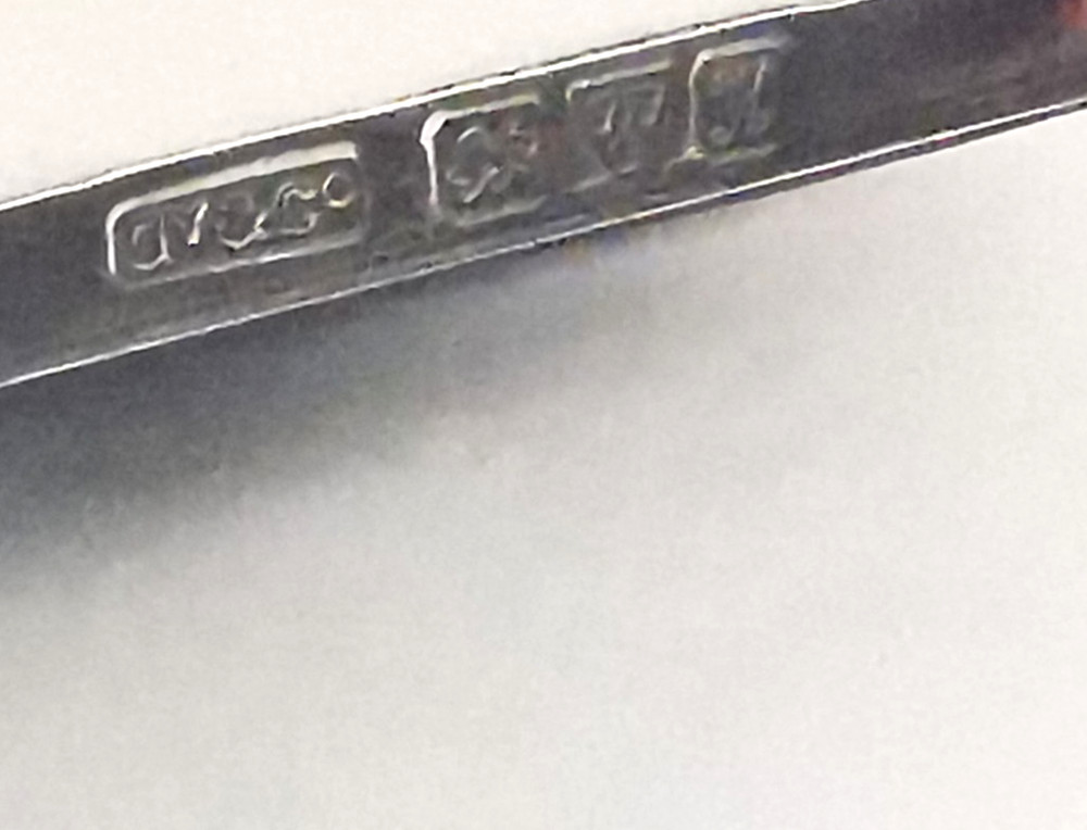 Fine Antique Solid Silver Playing Cards Box - Chester 1908