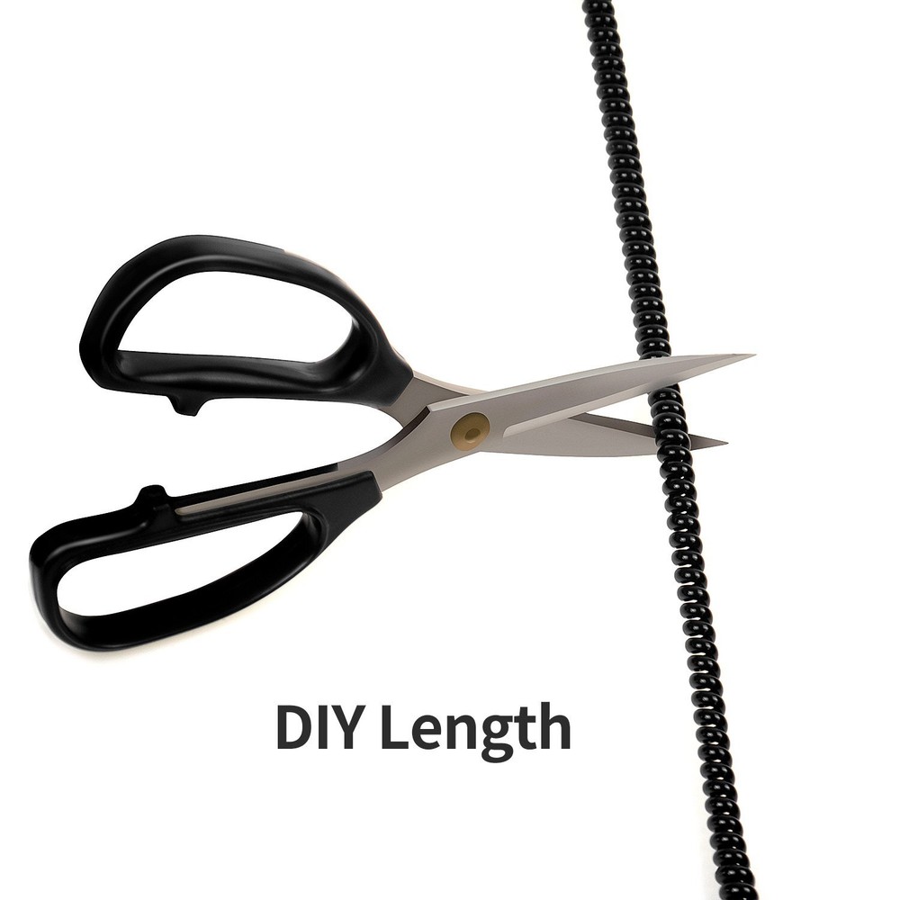 1m Length Cable Spiral Wrap Cable Management Solution to Organize Cords 2pcs