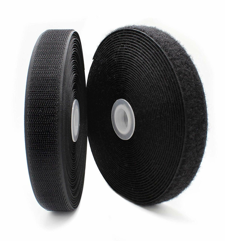 YKK Sew on Hook & Loop - 5 or 10 Yards - Black, White