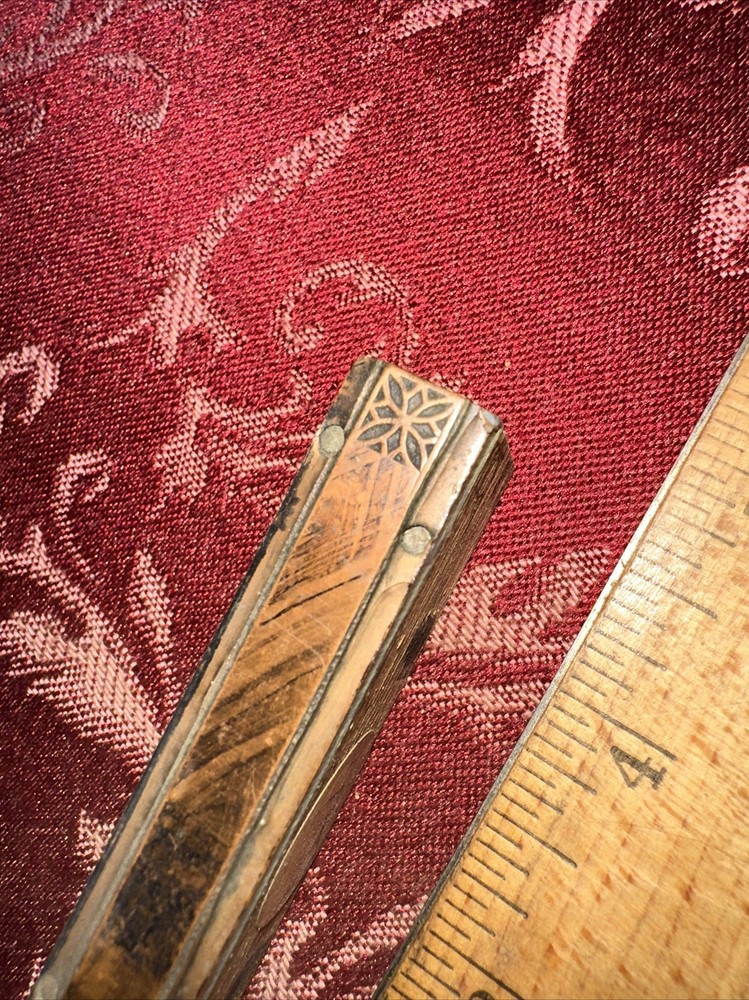 Printing Block “ Decorative Border Edge “ Copper Face