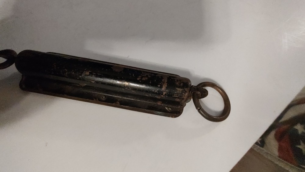 Antique Brass Hang Scale Weight Scale