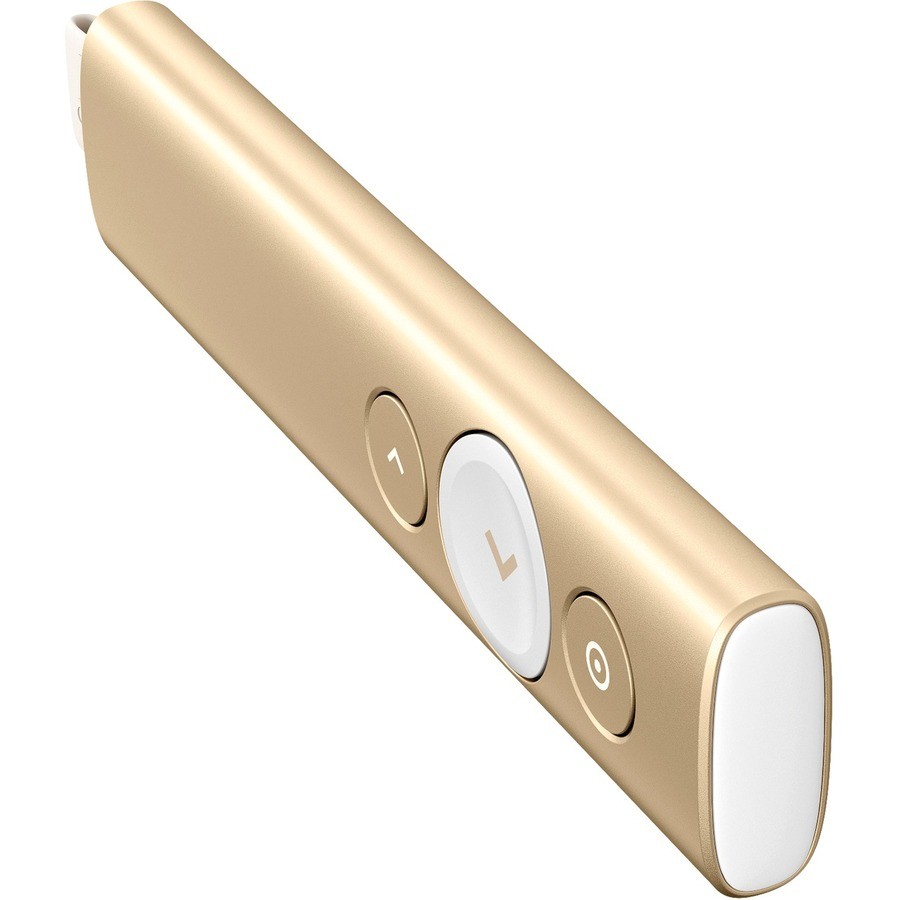 Logitech Spotlight Presentation Remote Gold Laser Bluetooth 30m