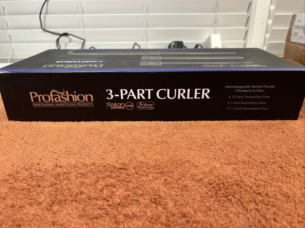 Profashion Trifecta Three Barrel Curling Wand PRO-5300PC