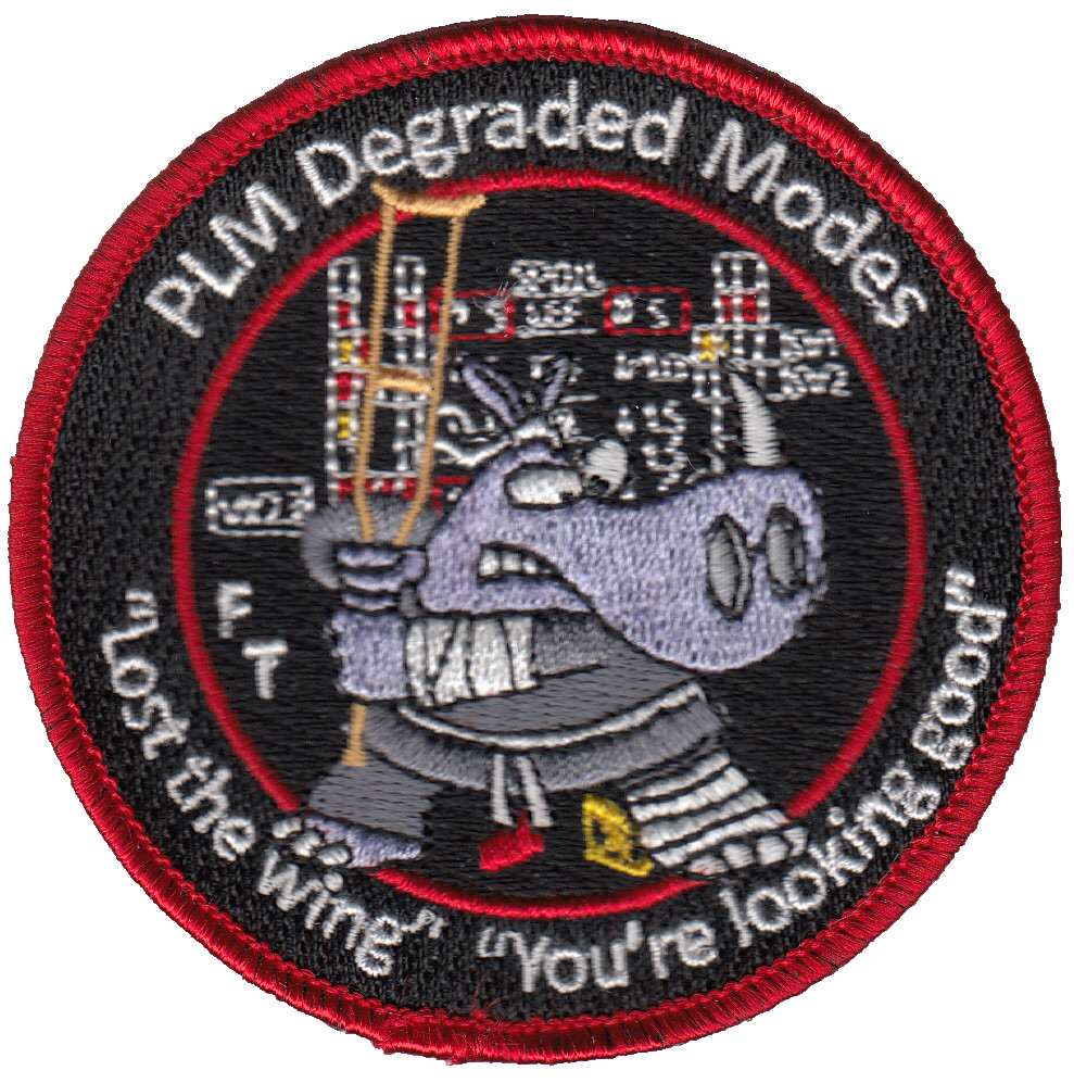 VX-23 PLM DEGRADED MODES SHOULDER PATCH