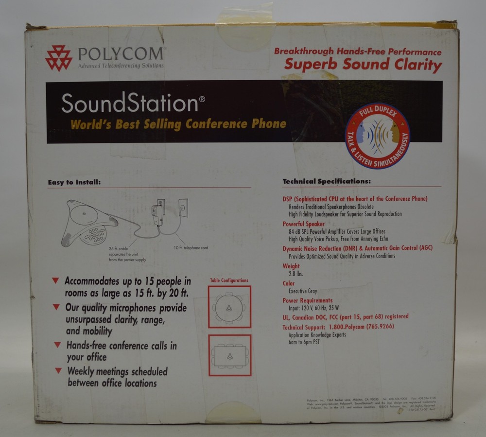 Polycom Sound Station EX W/ Mics
