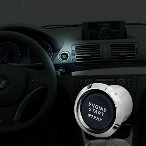 Push Start Button, Car 12V LED Engine Start Push Button Switch Ignition Input