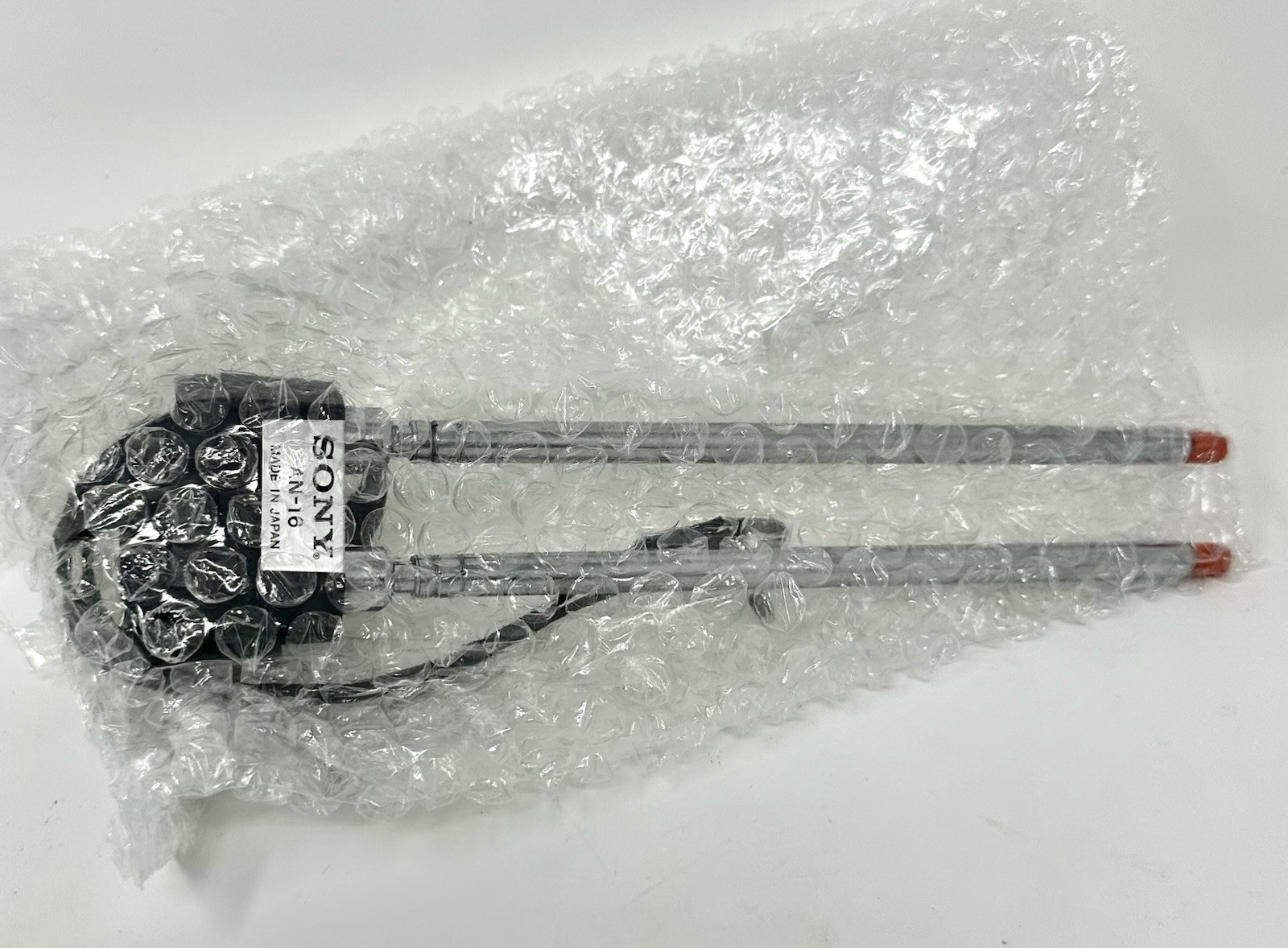 Vintage SONY ANTENNA AN-16 Rabbit Ears TV Dipole VHF Analog Television JAPAN