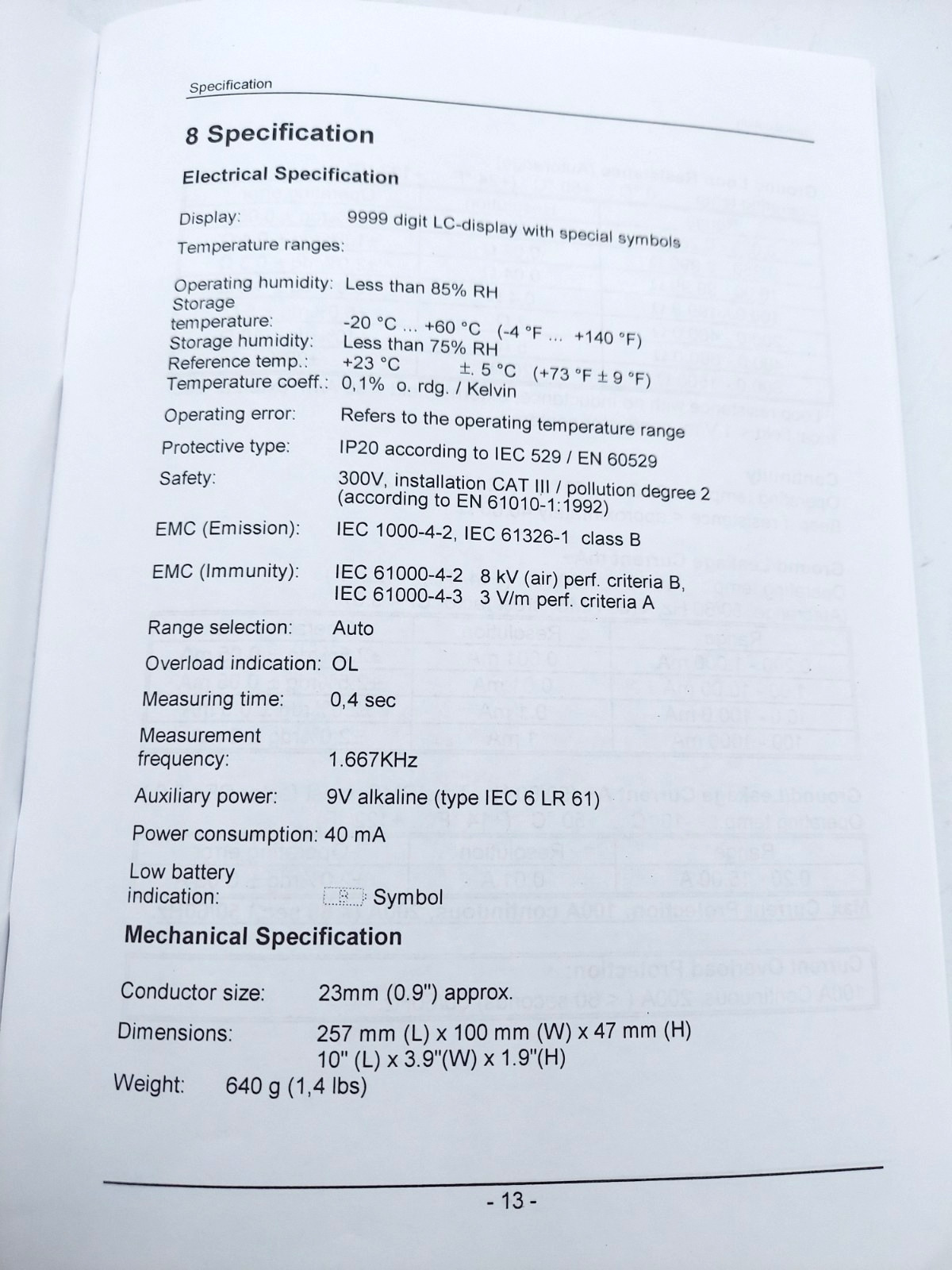 LEM GEO 15 Ground Loop Tester w/ Hard Case, Manual & Test Loop **Maybe New?**
