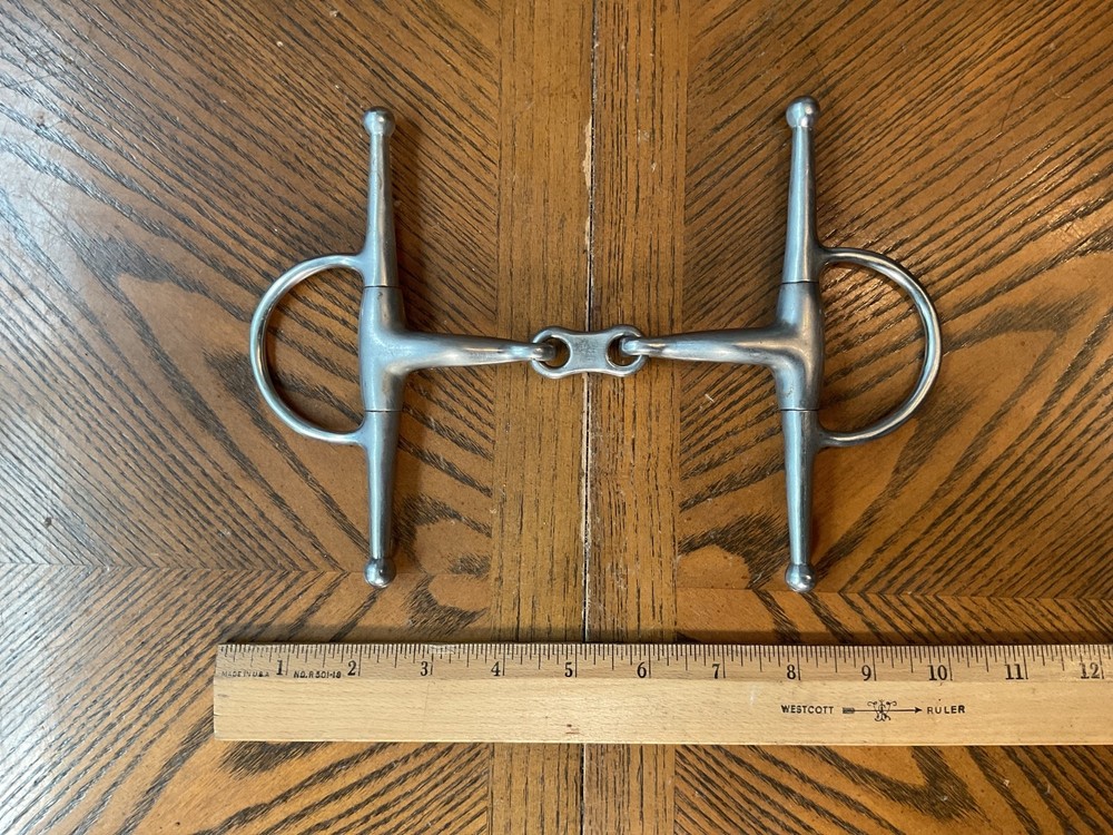 5" Full Cheek Egg Butt Snaffle Bit Stainless Steel      C3