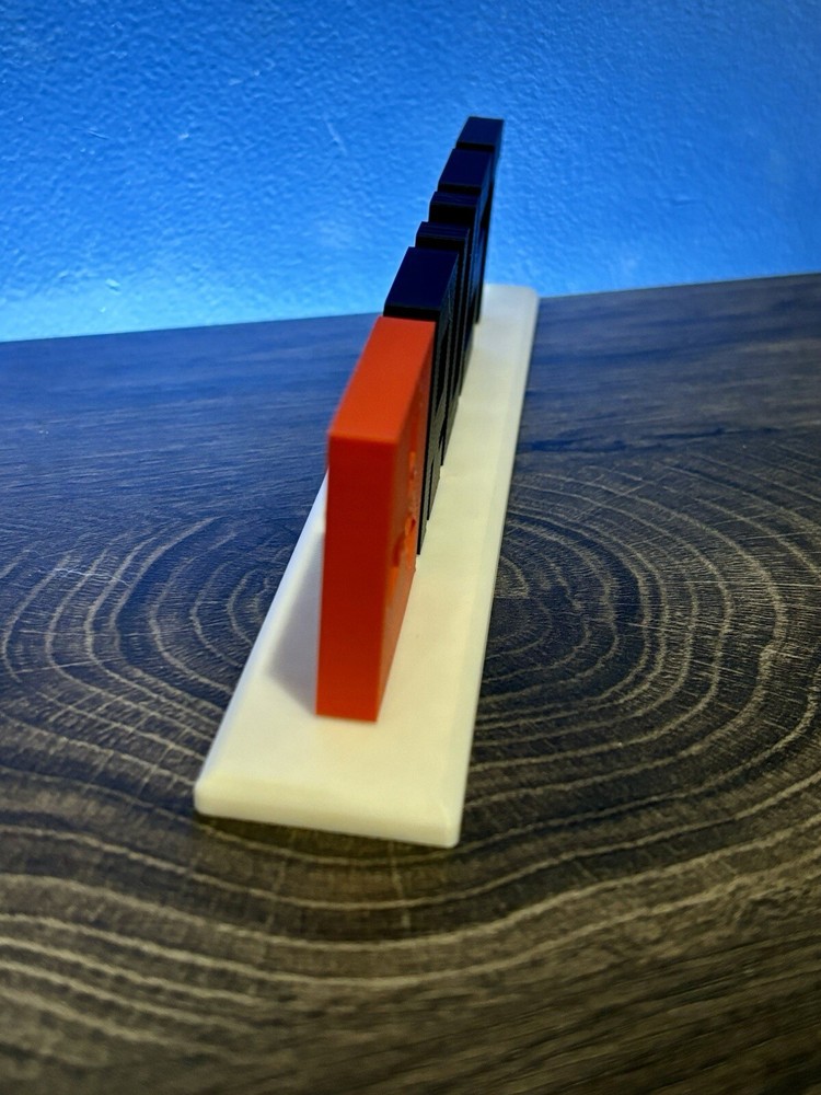 Rust Video Game Stand-Up Sign with Rust Logo, Text, and Base | Rust Prop